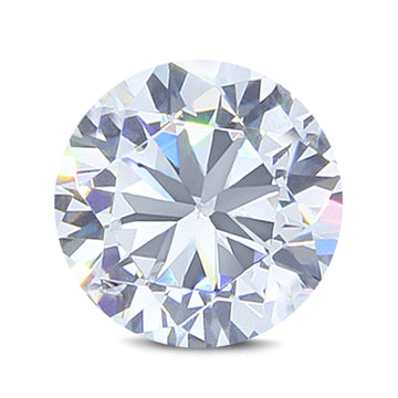 (Pack of 5) Round White Simulated Cubic Zirconia